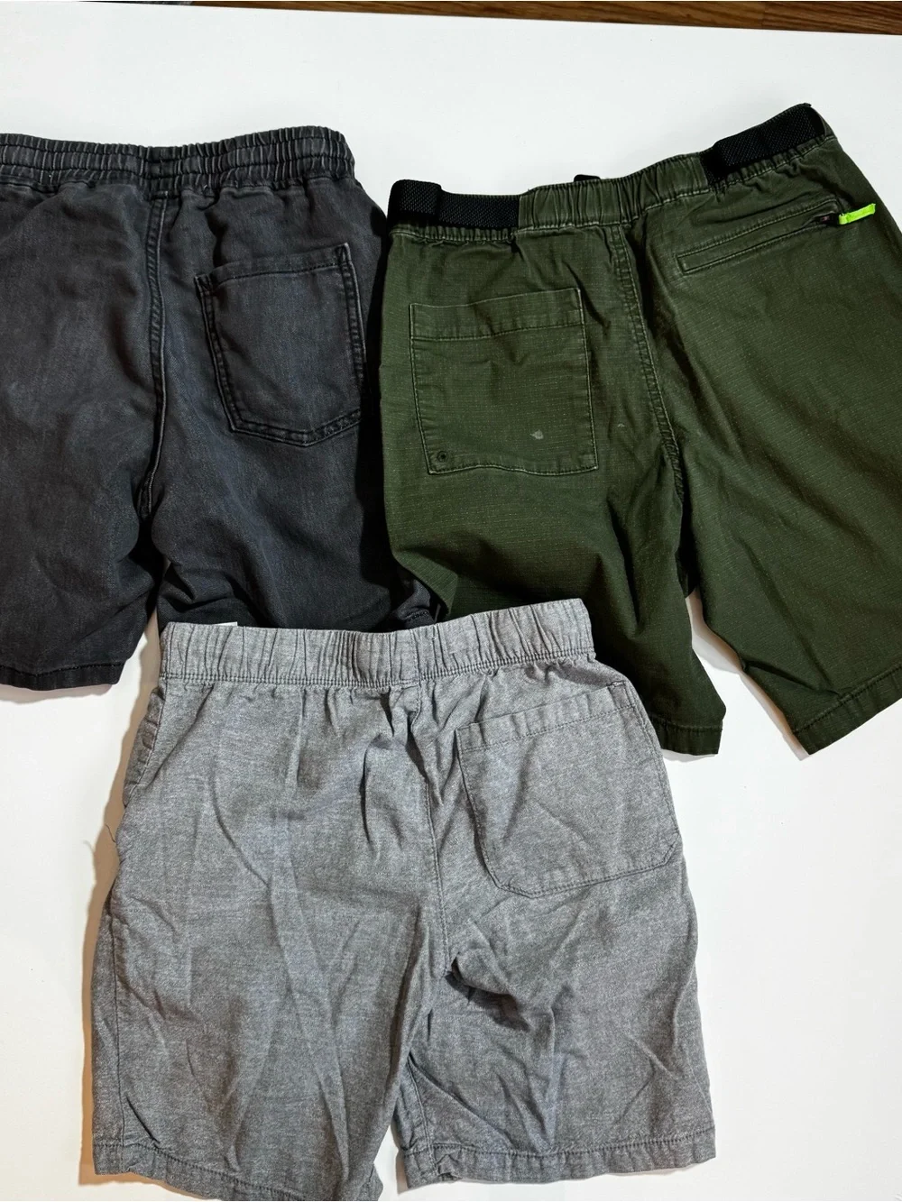 Old Navy Boys Blue Heather Polo & Mixed Shorts Set